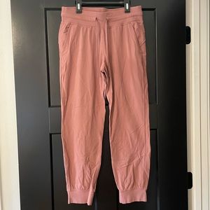 Lululemon rose colored joggers